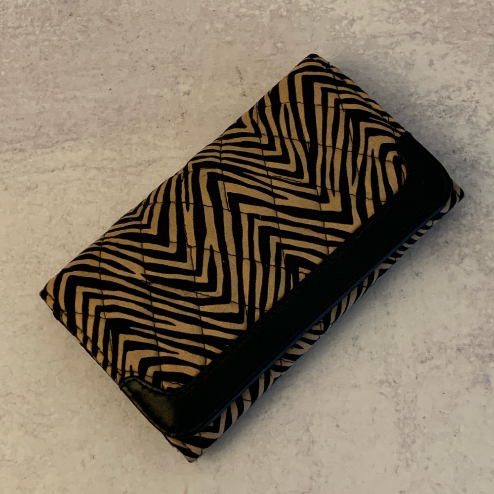 Vera Bradley animal print large wallet. Used